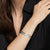 DY Mercer Three Row Cuff Bracelet in Sterling Silver with Diamonds, 10mm