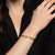Cablespira Flex Cuff in 18K Yellow Gold with Citrine and Diamonds, 6mm