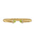 Cablespira Flex Cuff in 18K Yellow Gold with Peridot and Diamonds, 6mm