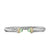 Cable Flex Cuff in Sterling Silver with 14K Yellow Gold, Prasiolite and Diamonds, 6mm