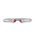 Cable Flex Cuff in Sterling Silver with Rhodolite Garnet and Diamonds, 6mm