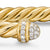 Cablespira Flex Cuff in 18K Yellow Gold with Diamonds, 4mm