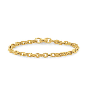 DY Mercer Petite Chain Bracelet in 18K Yellow Gold, 4.5mm