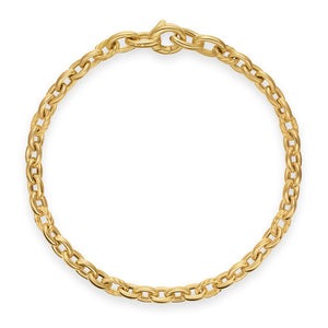DY Mercer Petite Chain Bracelet in 18K Yellow Gold, 4.5mm