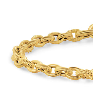DY Mercer Petite Chain Bracelet in 18K Yellow Gold, 4.5mm