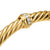 Cablespira Flex Center Station Cuff in 18K Yellow Gold with Diamonds, 6mm