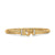 Cablespira Buckle Bracelet in 18K Yellow Gold with Diamonds, 6mm