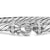 Cable Flex Buckle Bracelet in Sterling Silver with Diamonds, 6mm