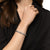 Cable Flex Buckle Bracelet in Sterling Silver with Diamonds, 6mm