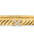 Sculpted Cable X Bracelet in 18K Yellow Gold with Diamonds, 4.6mm
