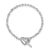 DY Madison Heart Toggle Chain Bracelet in Sterling Silver, 3mm