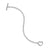 DY Madison Heart Toggle Chain Bracelet in Sterling Silver, 3mm