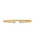 Micro Cablespira Flex Cuff in 18K Yellow Gold with Aquamarine, 2.6mm
