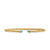 Micro Cablespira Flex Cuff in 18K Yellow Gold with Blue Topaz, 2.6mm