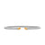 Micro Cable Flex Cuff in Sterling Silver with 14K Yellow Gold and Citrine, 2.6mm