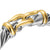 Cable Flex Buckle Bracelet in Sterling Silver with 14K Yellow Gold, 9mm