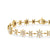 Petite Starburst Tennis Bracelet in 18K Yellow Gold with Diamonds, 8.2mm