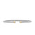 Micro Cable Flex Cuff in Sterling Silver with 14K Yellow Gold and Diamonds, 2.6mm