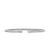 Micro Cable Flex Cuff in Sterling Silver with Diamonds, 2.6mm