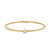 Pavé Bead Box Chain Bracelet in 18K Yellow Gold with Diamonds, 1.7mm