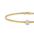 Pavé Bead Box Chain Bracelet in 18K Yellow Gold with Diamonds, 1.7mm