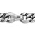Curb Chain Bracelet in Sterling Silver, 11.5mm