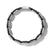 Sculpted Cable Woven Tile Bracelet in Sterling Silver