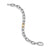 DY Madison Chain Bracelet in Sterling Silver with 18K Yellow Gold, 8.5mm