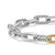 DY Madison Chain Bracelet in Sterling Silver with 18K Yellow Gold, 8.5mm