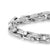 Streamline Link Bracelet in Sterling Silver with Diamonds, 5.5mm