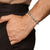 Streamline Link Bracelet in Sterling Silver with Diamonds, 5.5mm