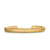 Chevron Cuff Bracelet in 18K Yellow Gold, 8mm, Size Medium