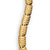 Chevron Link Bracelet in 18K Yellow Gold, 7.6mm, Size Medium