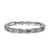 Chevron Link Bracelet in Sterling Silver, 7.6mm