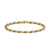 Streamline Faceted Chain Bracelet in 18K Yellow Gold with Forged Carbon, 4.3mm