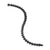 Armory Link Bracelet in Black Titanium with Black Diamonds, 7.5mm