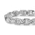 Sculpted Cable Link Bracelet in Sterling Silver, 12mm