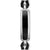 Streamline ID Bar Bracelet in Black Leather with Sterling Silver and Black Onyx, 10mm