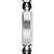Streamline ID Bar Bracelet in Black Leather with Sterling Silver, 10mm