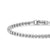 Spiritual Beads Metal Bead Bracelet in Sterling Silver, 4mm