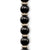 Spiritual Beads Bracelet in 18K Yellow Gold with Black Onyx and Diamonds, 6mm