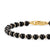 Spiritual Beads Bracelet in 18K Yellow Gold with Black Onyx and Diamonds, 6mm