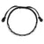 Faceted Woven Bracelet in Sterling Silver with Black Nylon and Black Onyx, 8mm