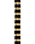 Spiritual Beads Flat Bead Bracelet in 18K Yellow Gold with Black Onyx, 8mm