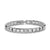Spiritual Beads Flat Bead Bracelet in Sterling Silver, 8mm