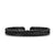 Chevron Flex Cuff in Black Titanium, 10mm