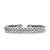 Chevron Flex Cuff in Sterling Silver, 10mm
