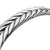 Chevron Flex Cuff in Sterling Silver, 10mm