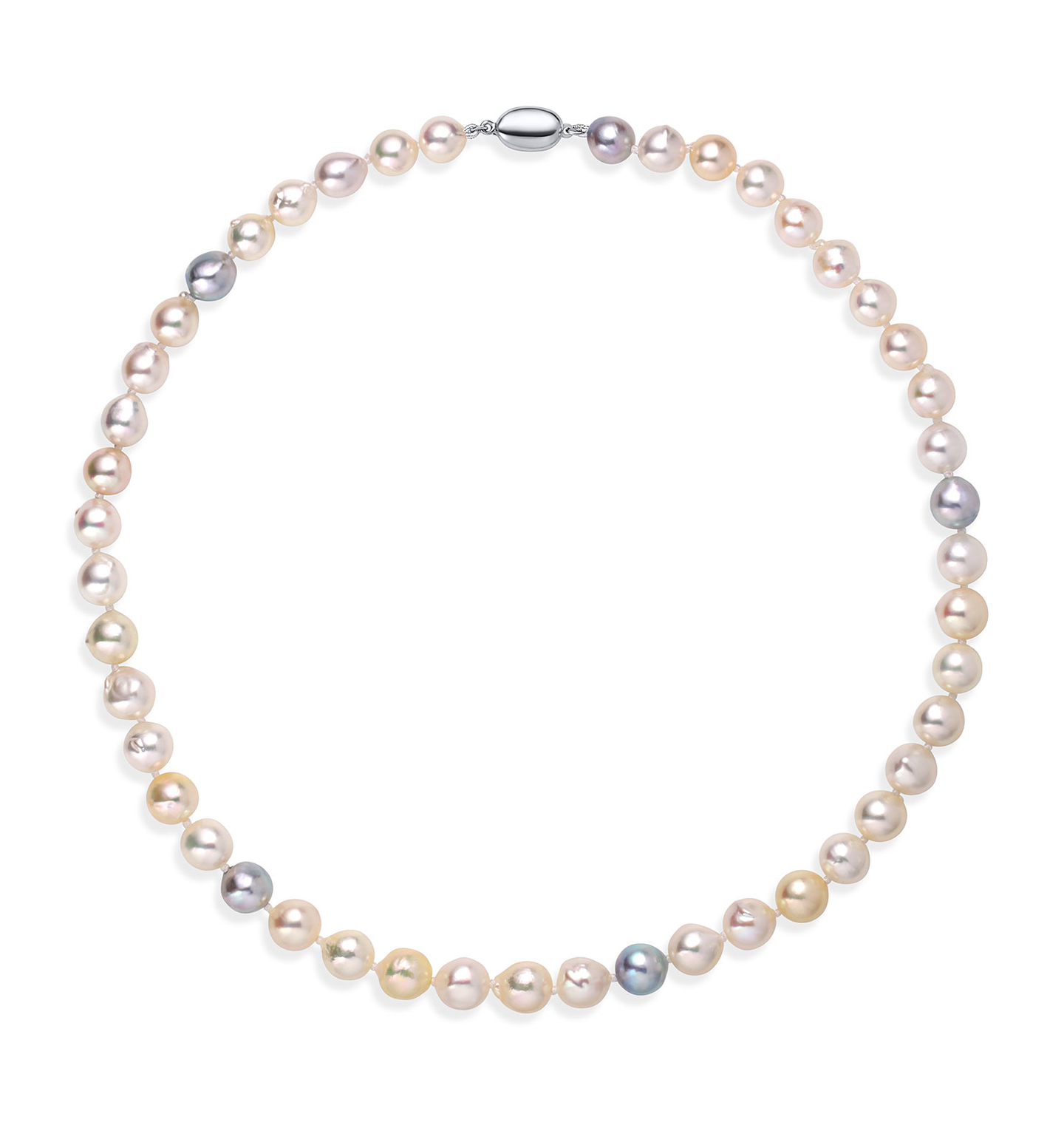 Sabel Collection Akoya Multicolored Pearl Strand