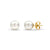 Sabel Collection 14K Yellow Gold Pearl Stud Earrings